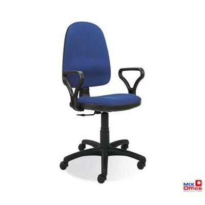 Fotel obrotowy BRAVO Profil GTP z mechanizmem CPT CU-6 niebieski