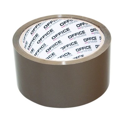 Taśma pakowa OFFICE PRODUCTS Hot-Melt, 48mm, 50y, 45mikr., brązowa
