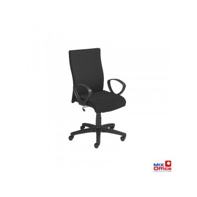 Krzesło obrotowe Leon/Koral M43 (WELUR CZARNY)