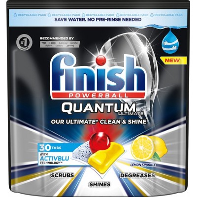 Tabletki do zmywarki FINISH Quantum Ultimate 30szt., lemon